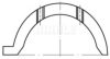 SCANI 255581 Thrust Washer, crankshaft